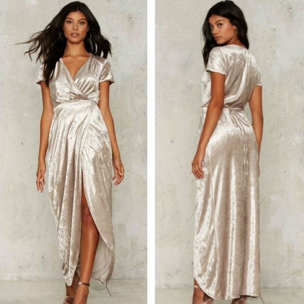 Nasty Gal Who’s the Gloss Dress